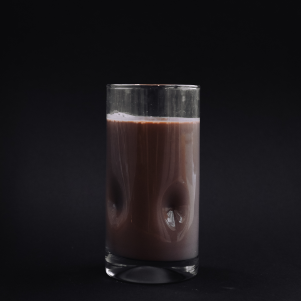 Glas chocolademelk